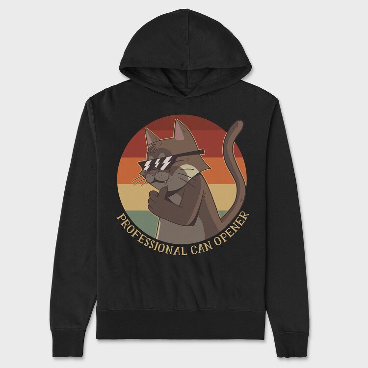 Cool Cat, Unisex Men's Hoodie