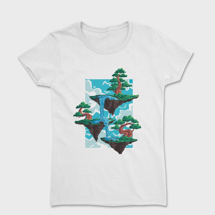 Bonsai Floating Island, Women's T-Shirt