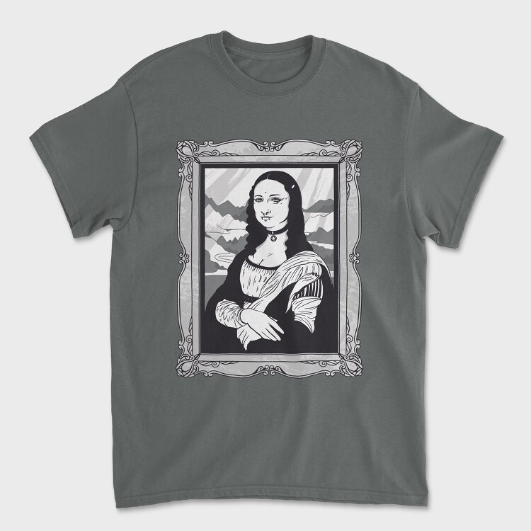Gothic Mona Lisa, Унисекс Мъжка Тениска