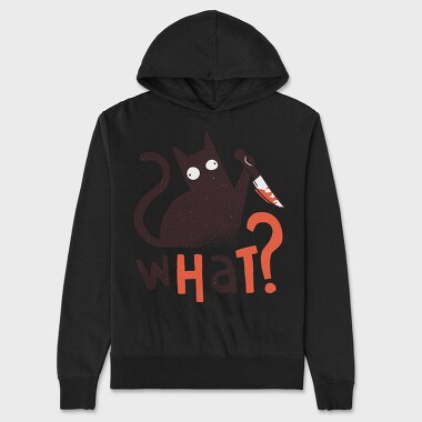 Knife Cat, Unisex Men's Hoodie