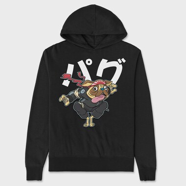 Pug 2, Unisex Men's Hoodie