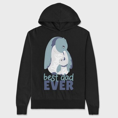 Best Dad Ever Penguin, Unisex Men's Hoodie