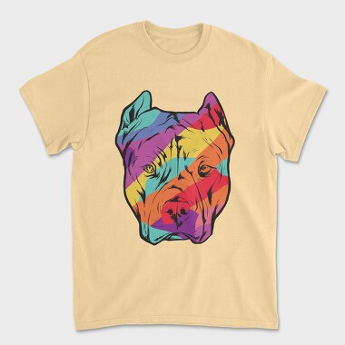 Color Pitbull, Unisex Men's T-Shirt