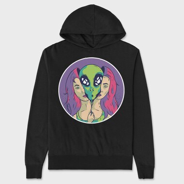 Alien Girl, Unisex Men's Hoodie