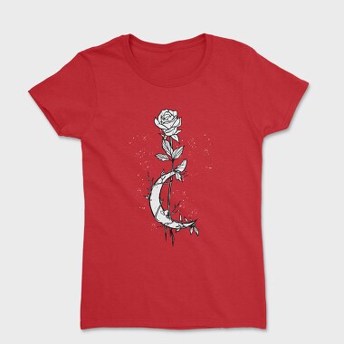 Moon Rose, Women's T-Shirt