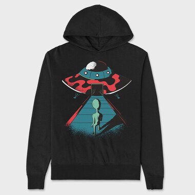 Alien Ufo, Unisex Men's Hoodie