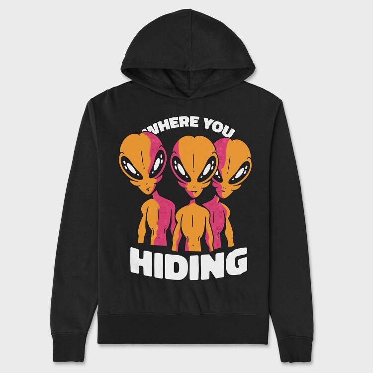 Creepy Aliens, Унисекс Мъжко Суичър