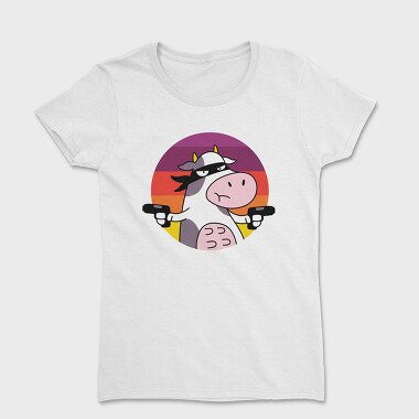 Cow Cartoon, Women's T-Shirt