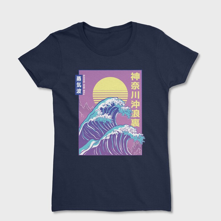 Big Wave Vaporwave, Дамска Тениска