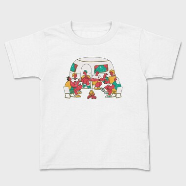 Kids' T-Shirt, Camping People
