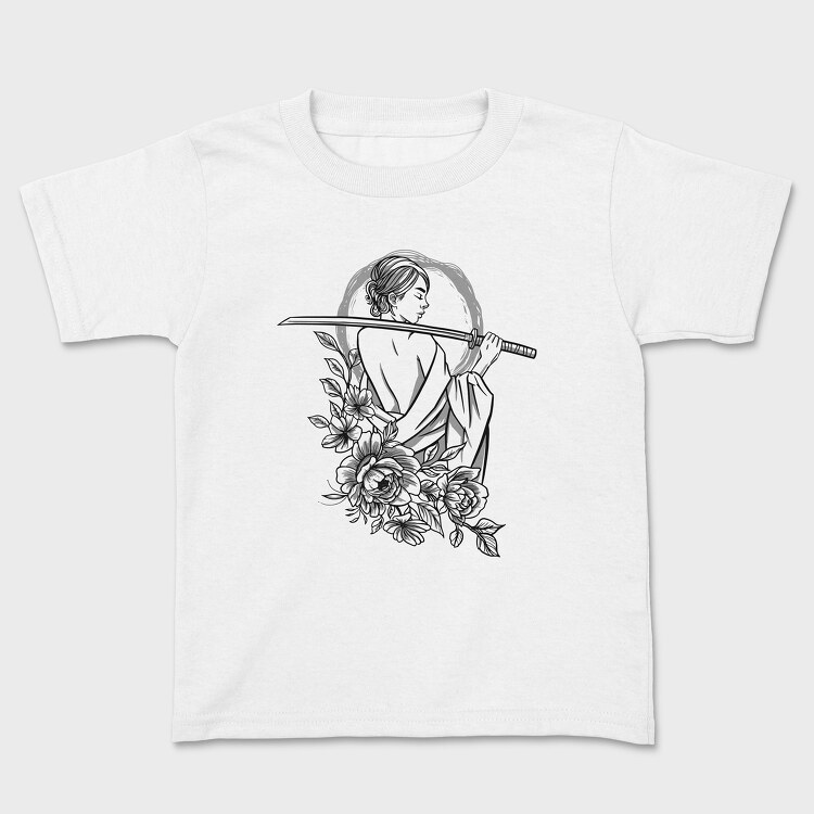 Woman Sword, Kids' T-Shirt