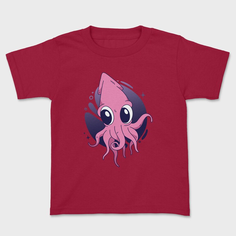 Cute Squid, Детска Тениска
