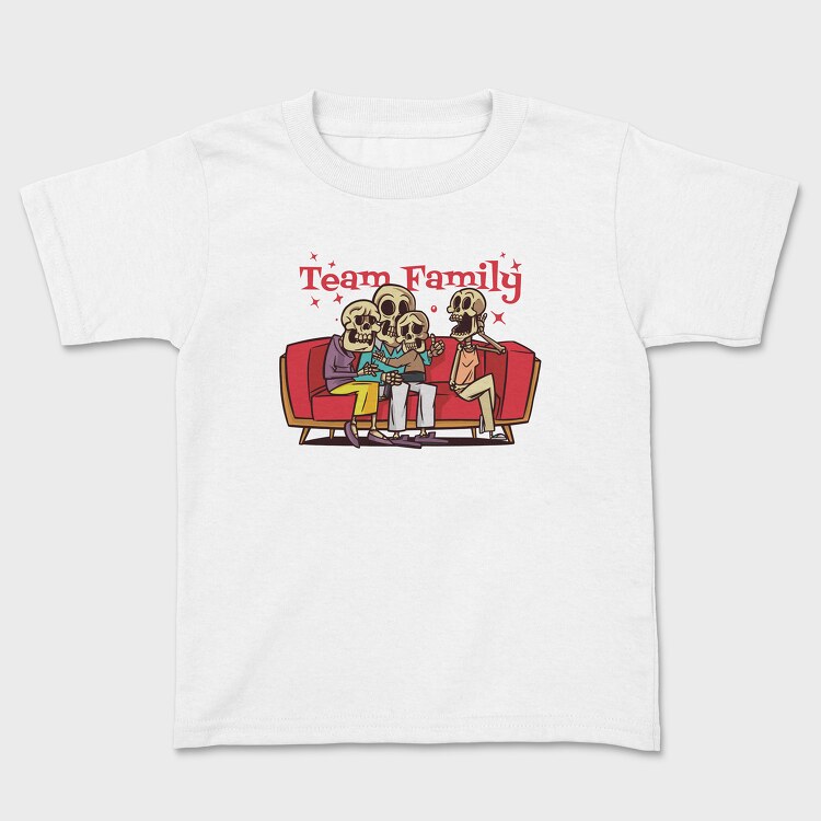Skeletons Family, Kids' T-Shirt