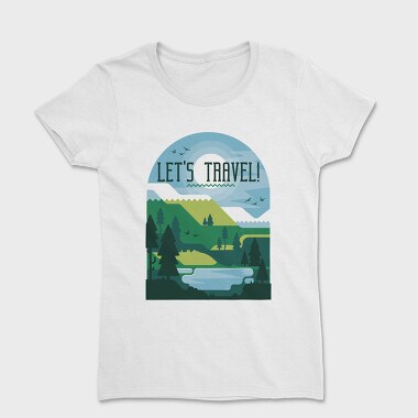 Let's Travel, Women's T-Shirt