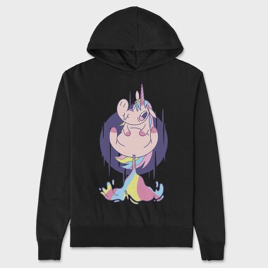 Funny Unicorn, Unisex Men's Hoodie