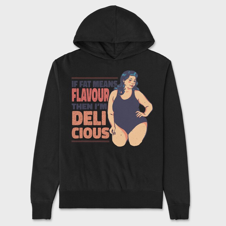 Woman Fat Flavour, Унисекс Мъжко Суичър