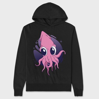 Cute Squid, Unisex Men's Hoodie