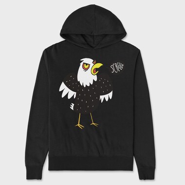 Crazy Eagle, Unisex Men's Hoodie