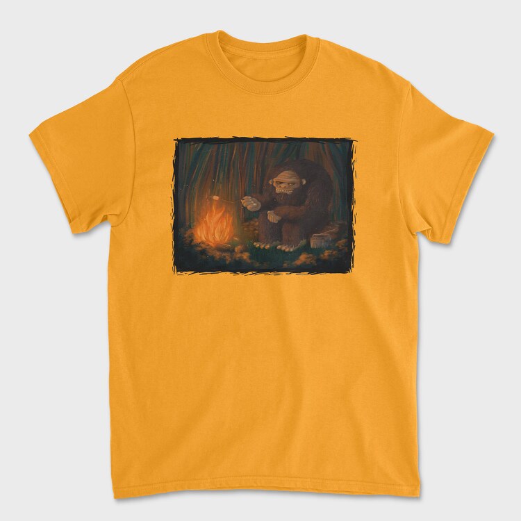 Camping Big Foot, Unisex Men's T-Shirt