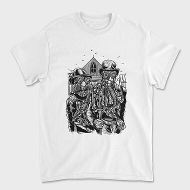 American Steampunk, Unisex Men's T-Shirt