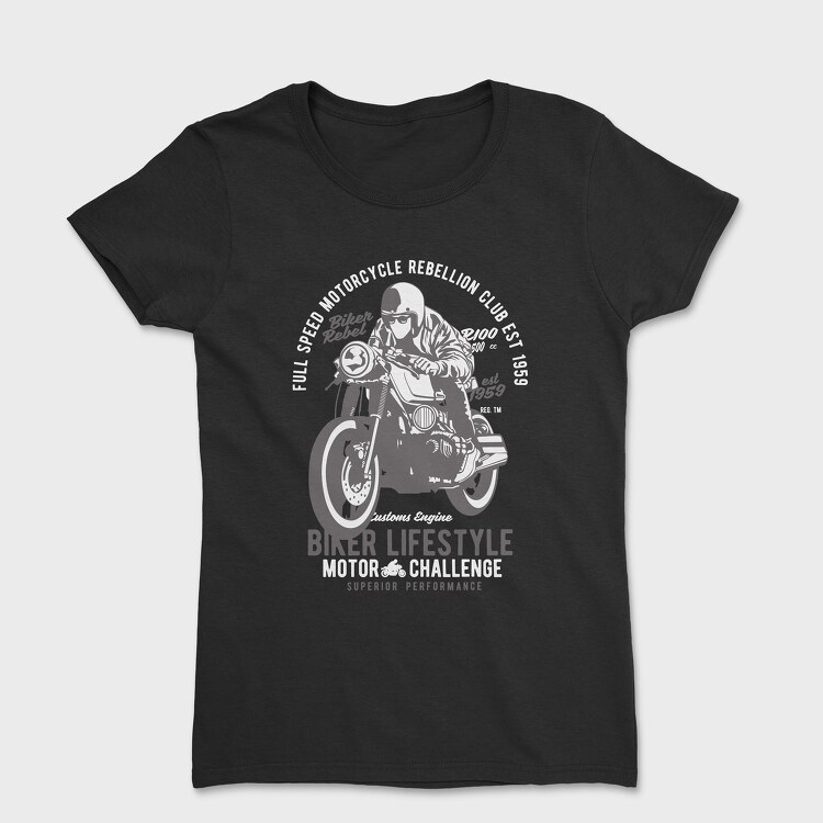 Biker Lifestyle, Дамска Тениска