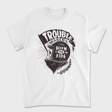 Born to ride, Unisex Men's T-Shirt
