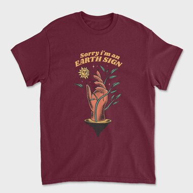 Unisex Men's T-Shirt, Earth Sign