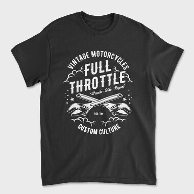 Unisex Men's T-Shirt, Full Throttle