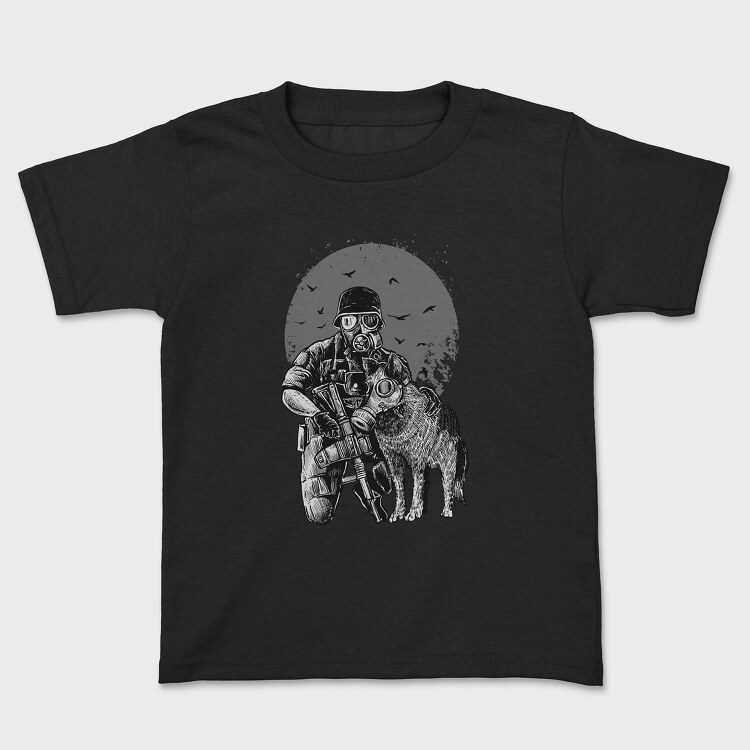 Gasmask, Kids' T-Shirt