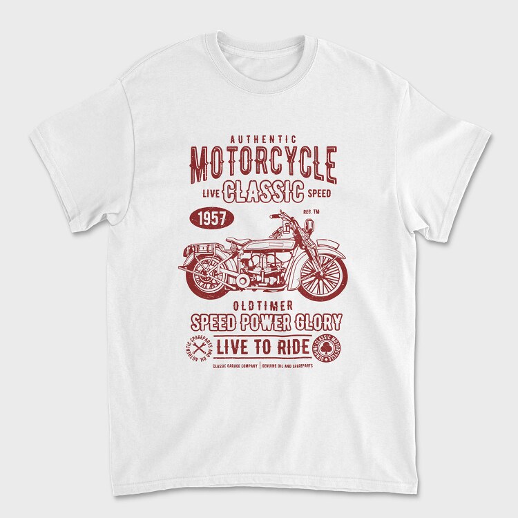 Motorcycle Classic, Unisex Men's T-Shirt
