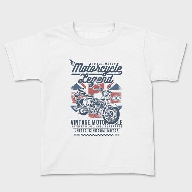 Motorcycle Legend, Kids' T-Shirt