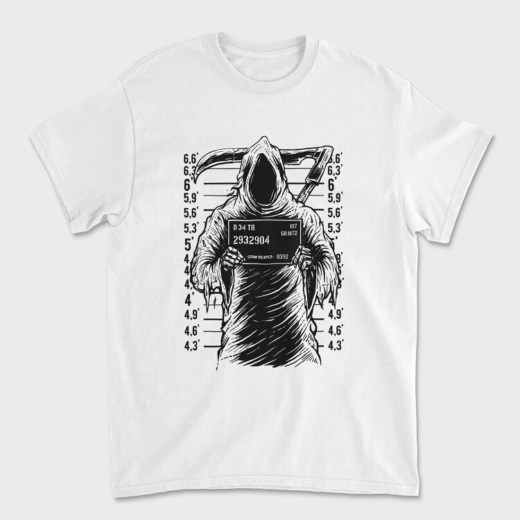Reaper Mugshot, Unisex Men's T-Shirt