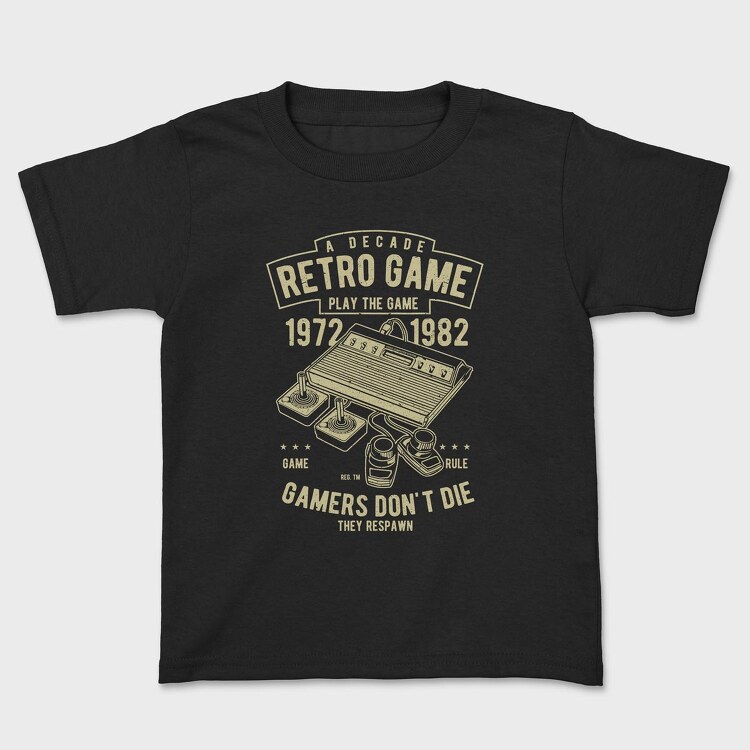 Retro Game, Kids' T-Shirt