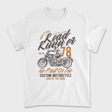 Road Runner, Unisex Men's T-Shirt