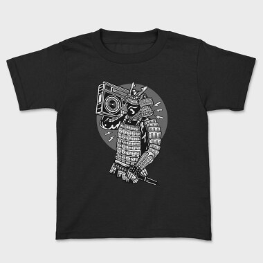 Samurai Boombox, Kids' T-Shirt