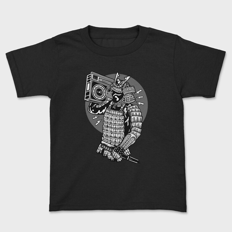 Samurai Boombox, Kids' T-Shirt
