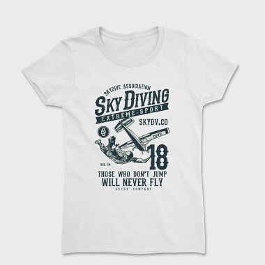 Sky Diving, Women's T-Shirt