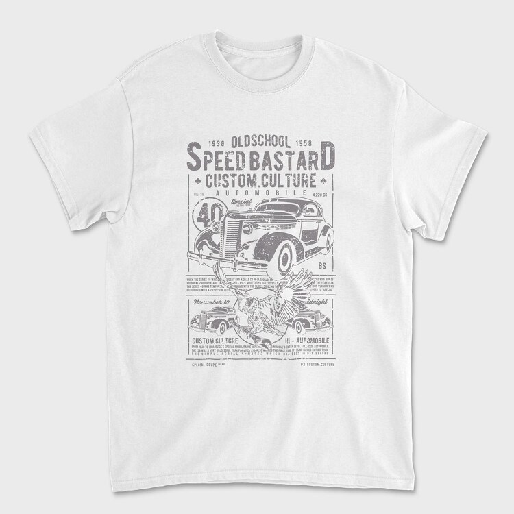 Speed Bastard, Unisex Men's T-Shirt