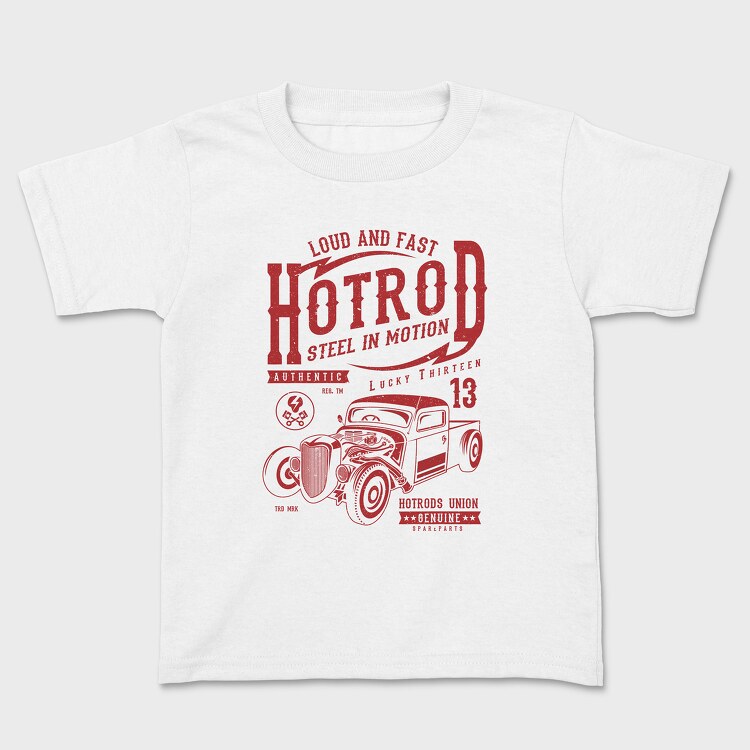 Steel In Motion, Kids' T-Shirt