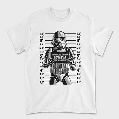 Stormtrooper Mugshot, Unisex Men's T-Shirt