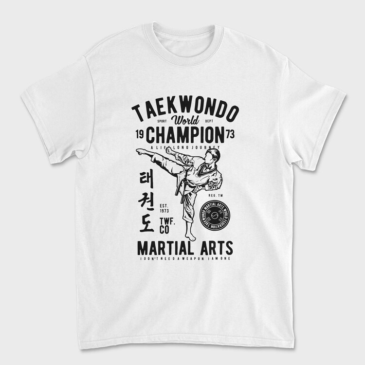 Taekwondo World, Унисекс Мъжка Тениска