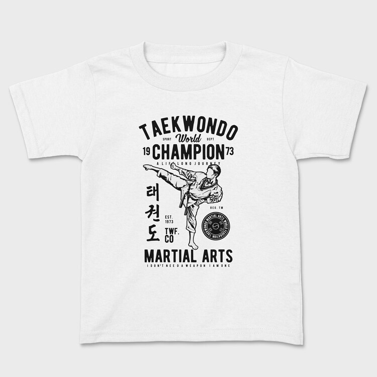 Taekwondo World, Kids' T-Shirt