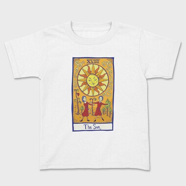 Tarot Card the Sun, Kids' T-Shirt