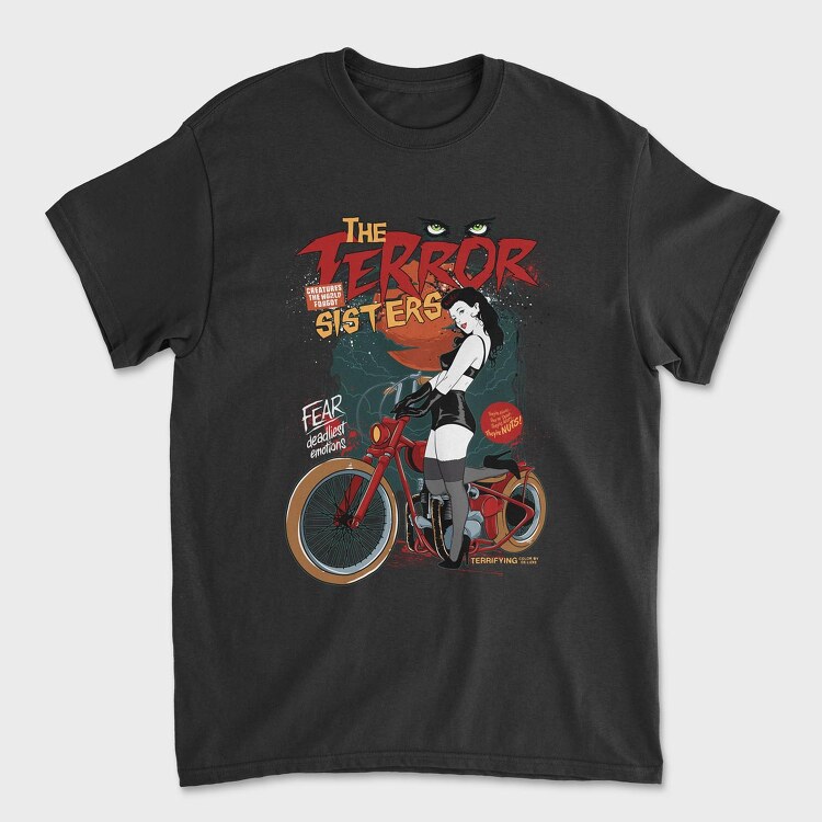 Terror Sisters, Unisex Men's T-Shirt