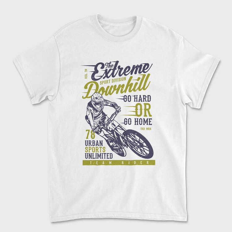The Extreme Downhill, Унисекс Мъжка Тениска