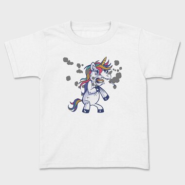 Unicorn Smoke, Kids' T-Shirt