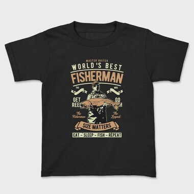 World's Best Fisherman, Kids' T-Shirt
