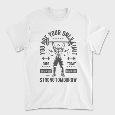 You Are Your Only Limit, Unisex Men's T-Shirt