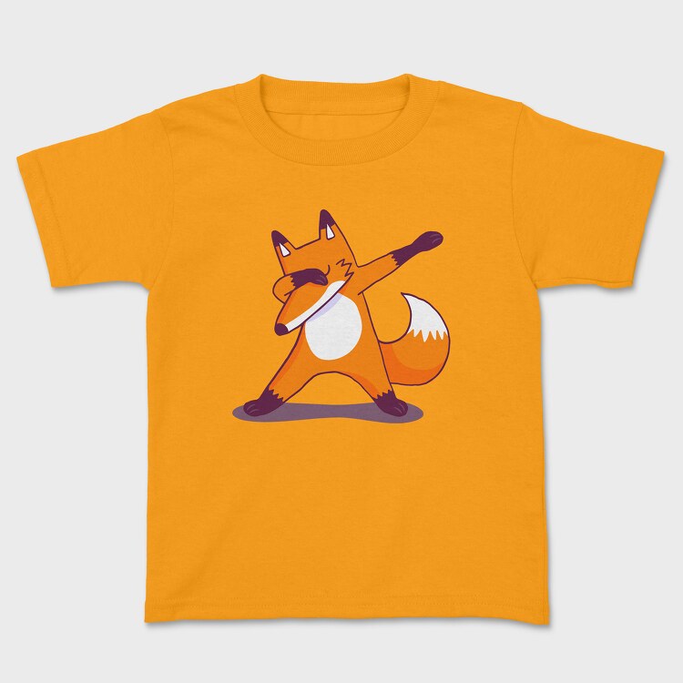 Dab Animal Comics Fox, Детска Тениска