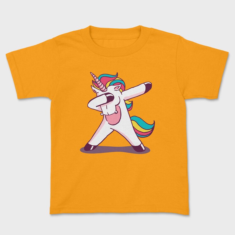 Dab Animal Comics Unicorn, Детска Тениска